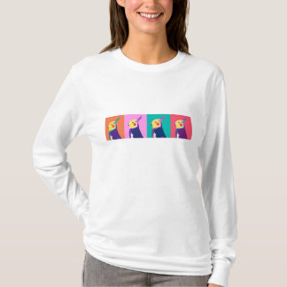 Camiseta Pop art do Cockatiel