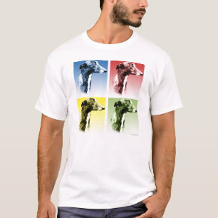 Camiseta Pop art do galgo