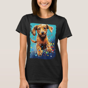 Camiseta Pop Art Dog Baby Dachshund