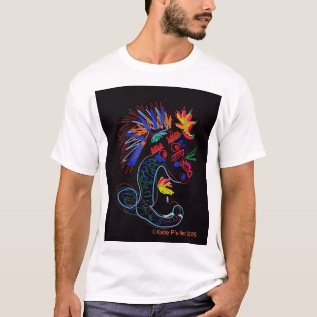 Camiseta Pop art Dragon (Frente)