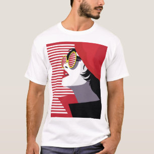 Camiseta Pop Art Fashion Woman Vintage
