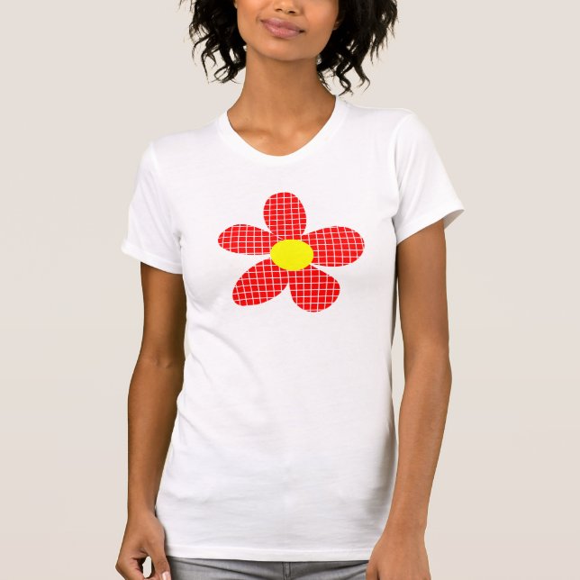Camiseta Pop Art Flower - Personalizado (Frente)