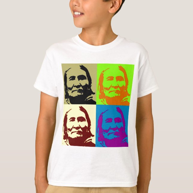 Camiseta Pop Art Freedom Fighter Geronimo (Frente)