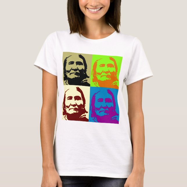 Camiseta Pop Art Freedom Fighter Geronimo (Frente)