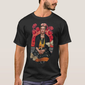 Camiseta Pop Art Frida Kahlo Shirts Presente Para Homens Me
