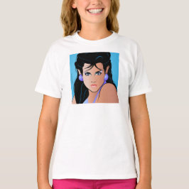 Camiseta Pop Art Girl - Paulina Bonito