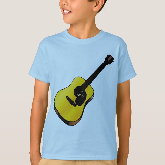 Camiseta Pop Art Guitar (Frente)