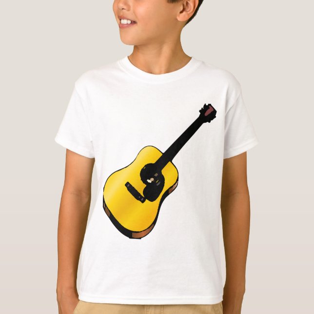 Camiseta Pop Art Guitar (Frente)