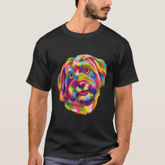 Camiseta Pop Art Havanês, Gifeta-de-Pata-Gift Homens Mulher