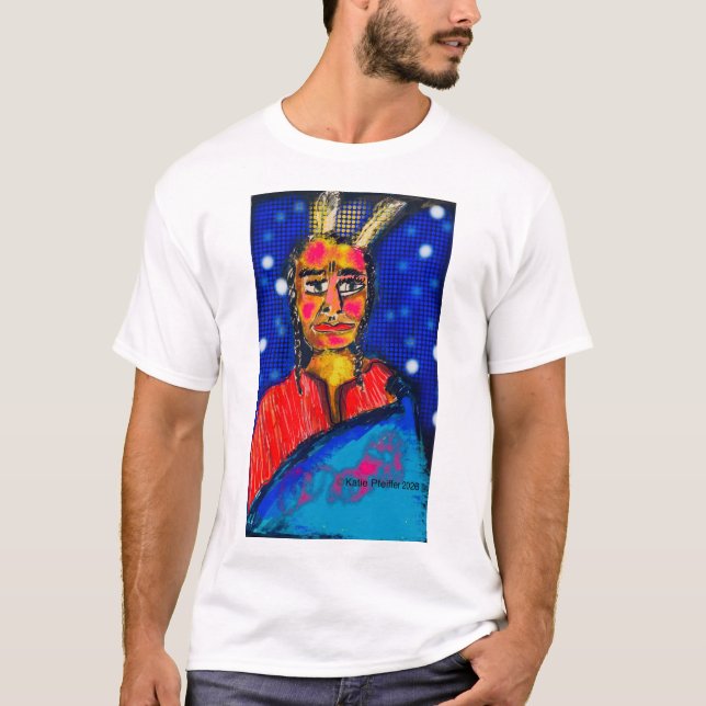 Camiseta Pop art Indian #1 (Frente)