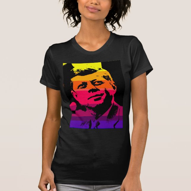 Camiseta Pop Art Jack JFK John F. Kennedy (Frente)