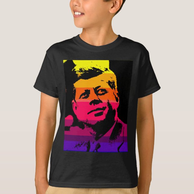 Camiseta Pop Art Jack JFK John F. Kennedy (Frente)