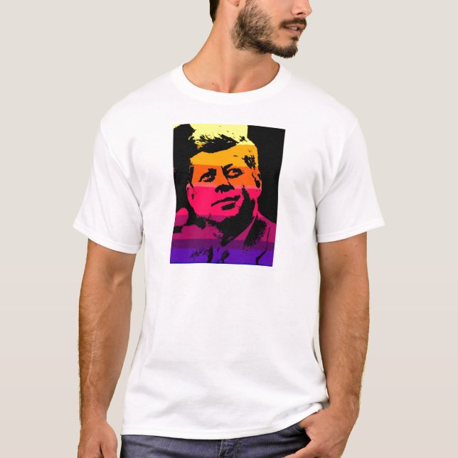 Camiseta Pop Art Jack JFK John F. Kennedy (Frente)