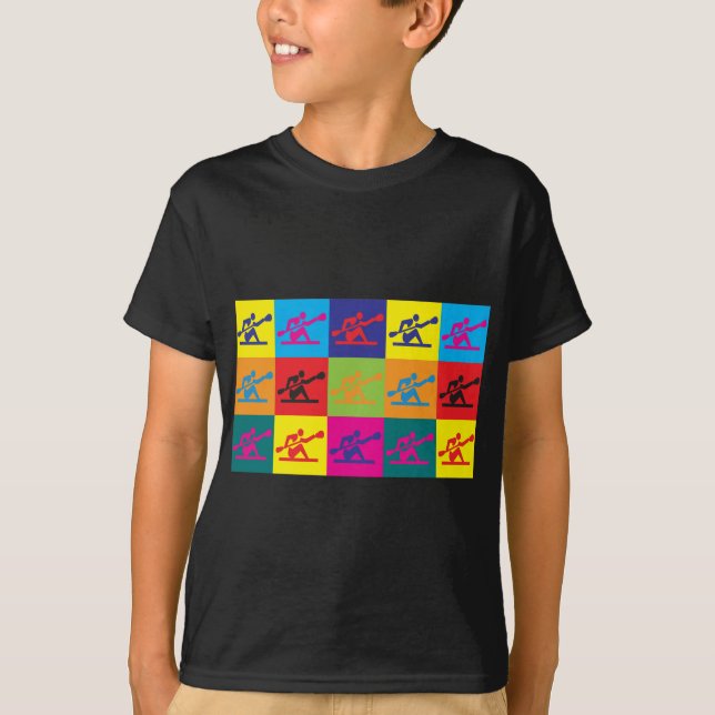 Camiseta Pop art Kayaking (Frente)
