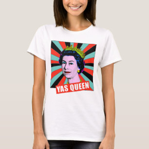 Camiseta Pop art Moderno diversão HM Queen