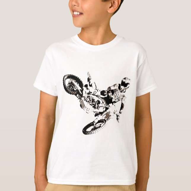Camiseta Pop Art Motocross Motorcyesporte (Frente)