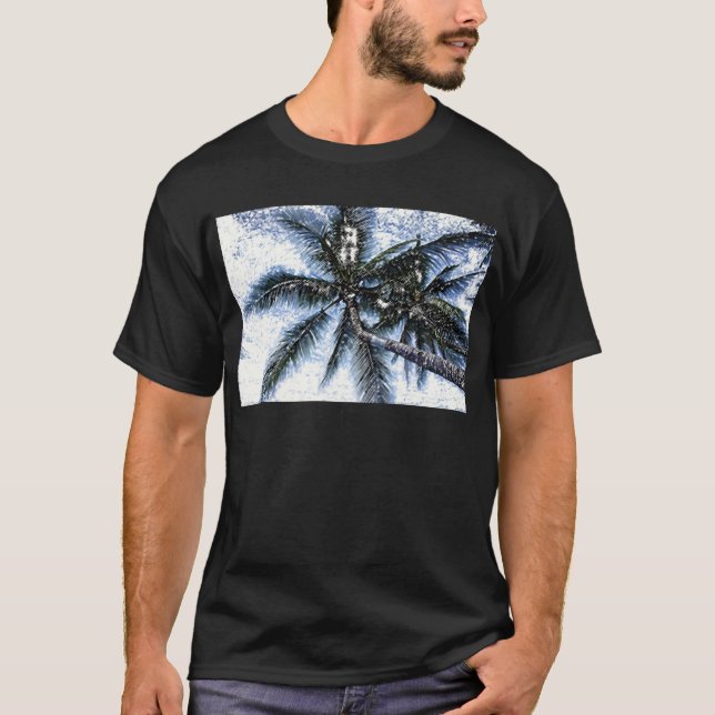 Camiseta Pop Art Palm Tree (Frente)