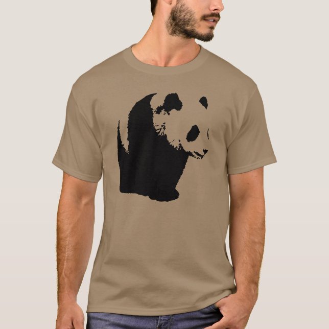 Camiseta Pop Art Panda (Frente)