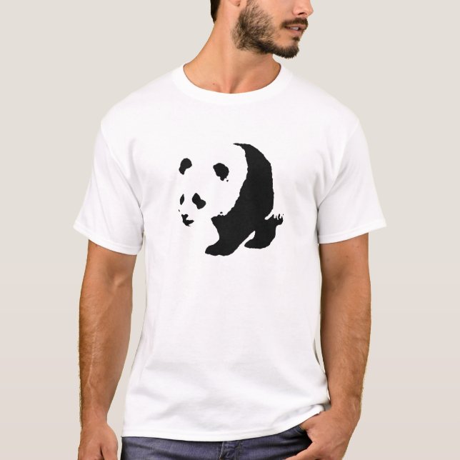 Camiseta Pop Art Panda (Frente)