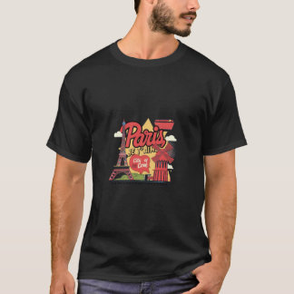 Camiseta Pop Art Paris Design