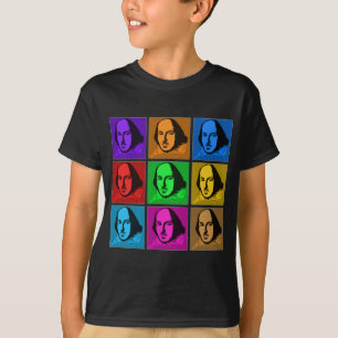 Camiseta Pop art Shakespeare
