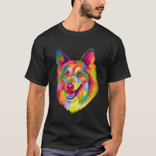 Camiseta Pop Art Shetland Sheepdog Cute Pet Gift Men Women