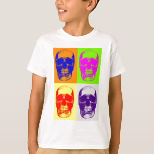 Camiseta Pop Art Skull