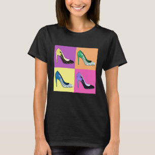 Camiseta Pop Art Stiletto Pumps / Calçados / Altos Saltos