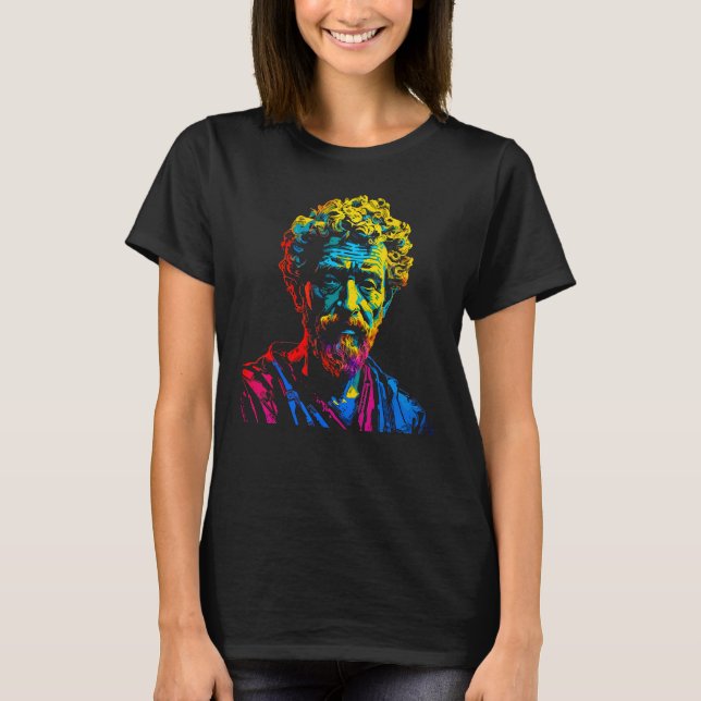 Camiseta Pop Art Stoic Marcus Aurelius Stoicism (Frente)
