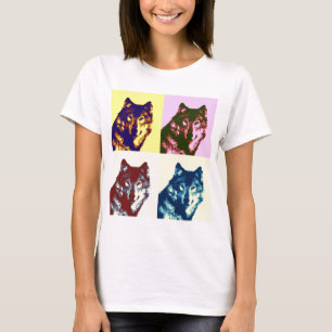 Camiseta Pop Art Wolf