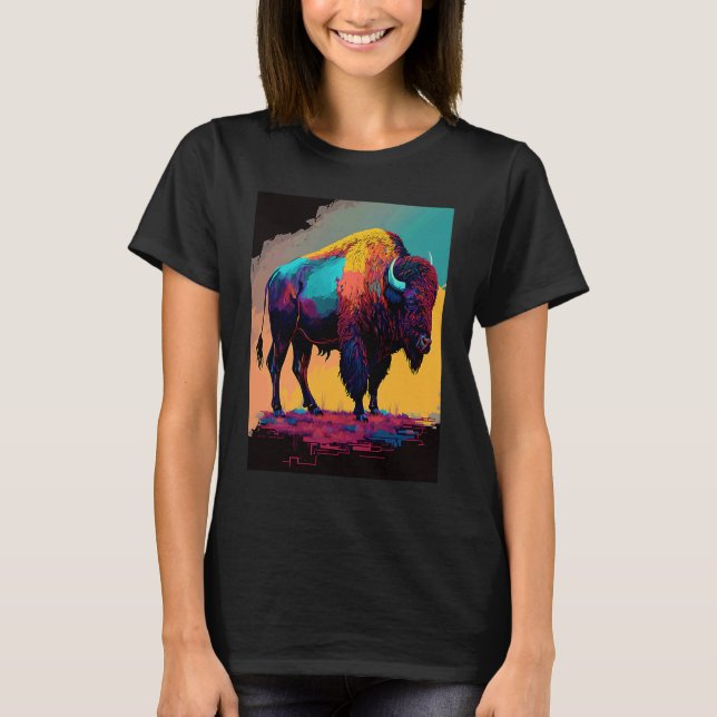 Camiseta Pop Bison Griling, 1 (Frente)