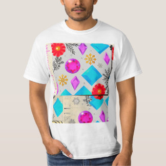 Camiseta Pop Bubble Pattern – Camisa de Arte Abstr