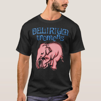 Camiseta Pop Clássica de Elefante Rosa Delirium