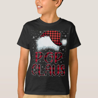 Camiseta Pop Claus Feliz Natal Papais noeis Vermelhos Xadre