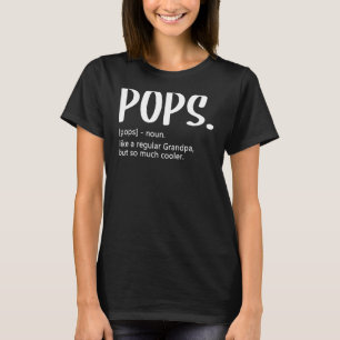 Camiseta Pop como um vovô normal, mas tanto Coole