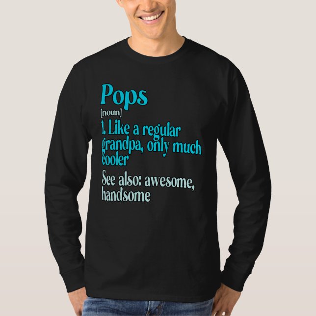 Camiseta Pop Como Um Vovô Normal Só Muito Mais Fresco (Frente)