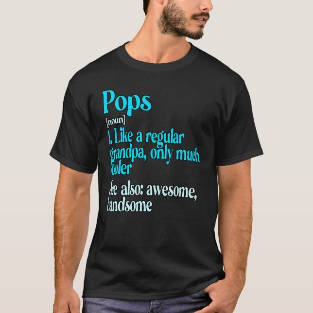 Camiseta Pop Como Um Vovô Normal Só Muito Mais Fresco (Frente)
