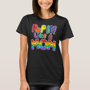 Camiseta Pop Como Uma Mãe Da Garota De Aniversário Ou Garot