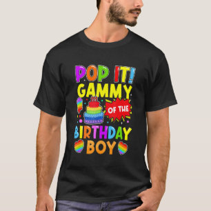 Camiseta Pop Da Família Birthday Boy Fidget Kids