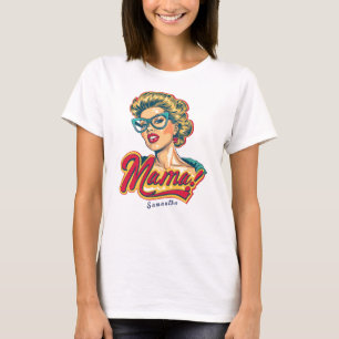 Camiseta Pop da Mãe Personalizada Art 2