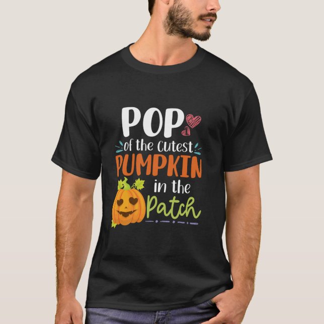 Camiseta Pop Da Pumpkin Mais Fraca No Patch Halloween P (Frente)