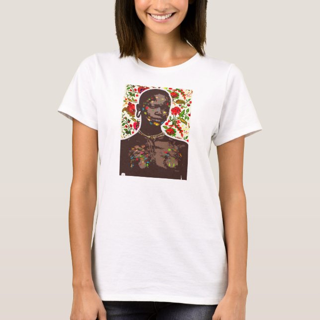 Camiseta Pop de Art Africano (Frente)