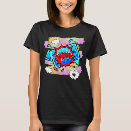 Camiseta Pop de Arte com Estilo em Quadrinhos T-Shirt Verme