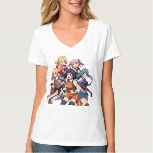 Camiseta POP de arte TShirt amante anime engraçadinho para