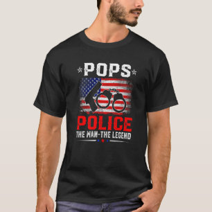 Camiseta Pop De Bandeira Americanas Indignados Policiais Da
