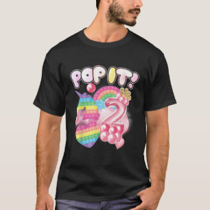 Camiseta Pop de Brinquedos bonitos do Unicorn Fidget Sou 2
