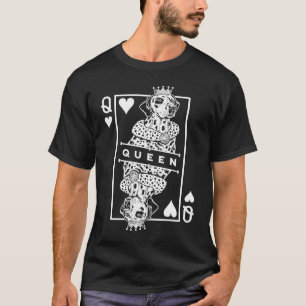 Camiseta Pop de Cão da Rainha dos Corações Dalmácia