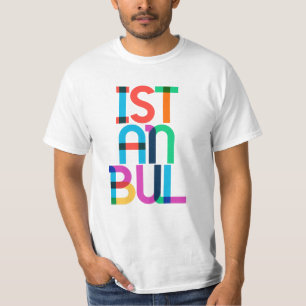 Camiseta Pop de cartas de arte em Istambul na Turquia