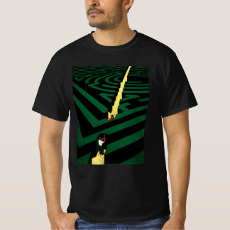 Camiseta pop de cobrança de cara