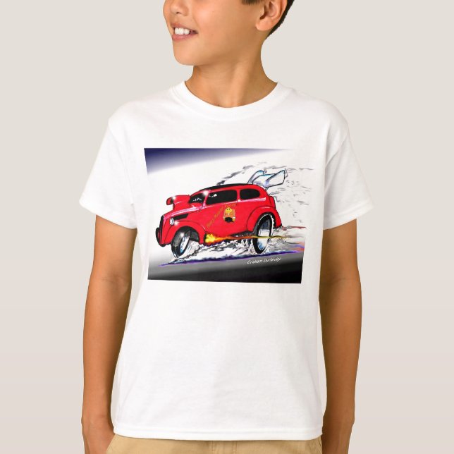 Camiseta Pop de competência do monstro de Emma e de mel de (Frente)